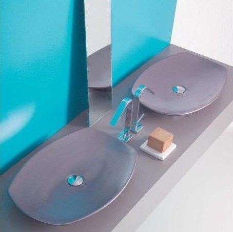 25366 Накладная раковина на столешницу  овальная Ceramica Hidra  - Вид №5