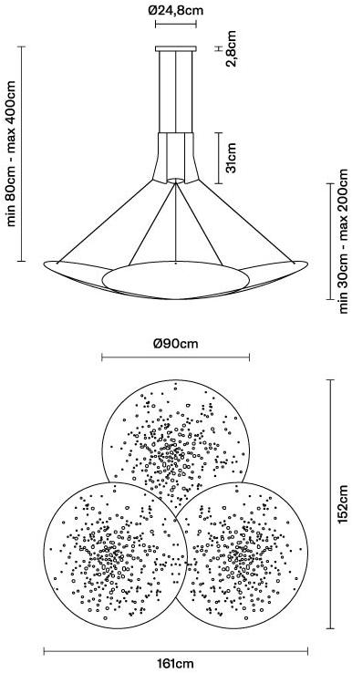 Fabbian Металлический светодиодный подвесной светильник Lens sun-id-1411609 - Вид №4