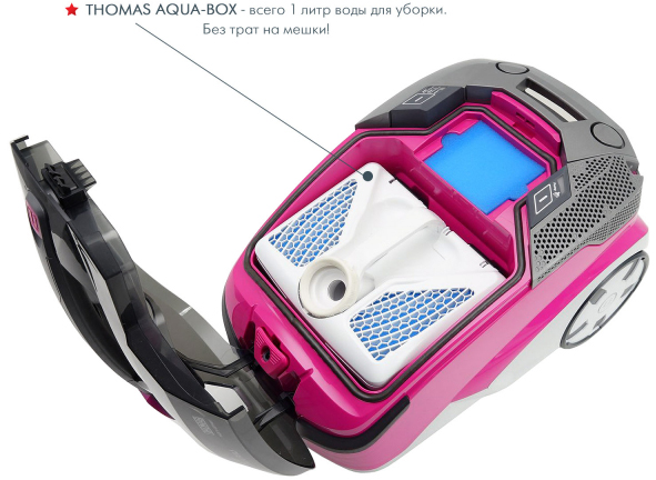 ALLERGY and FAMILY 788-585 Пылесосы / 1700 вт, моющий, аква-бокс Thomas  - Вид №13