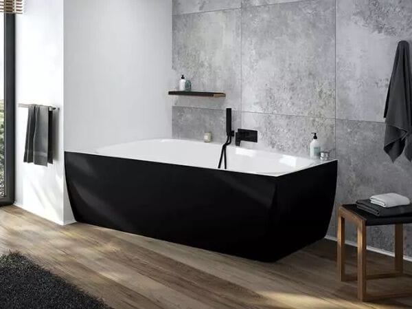 Акриловая угловая асимметричная ванна HOESCH iSensi ARCH-00033398