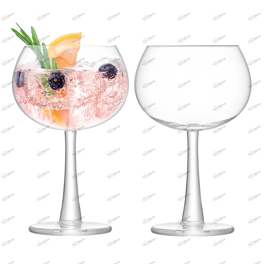 Набор из 2 круглых бокалов 420 мл Gin LSA INTERNATIONAL GIN 00-3863017 Прозрачный 