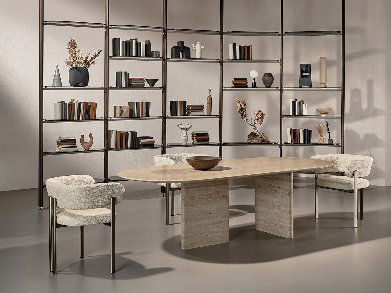 Металлический мягкий стул с подлокотниками Naturedesign Home ARCH-00001634 - Вид №6