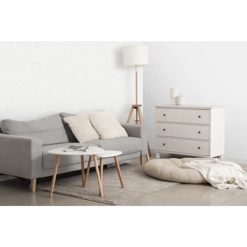 Victoria Stenova Lavanda - Флизелиновые обои белые с лавандовым узором 89400059 STLM-1572898 - Вид №5