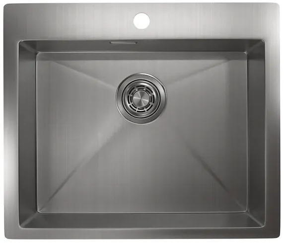 5951, СТАЛЬ САТИН, стальная кухонная мойка