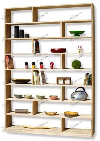 Cinius Открытый книжный шкаф из массива дерева sun-id-1388572