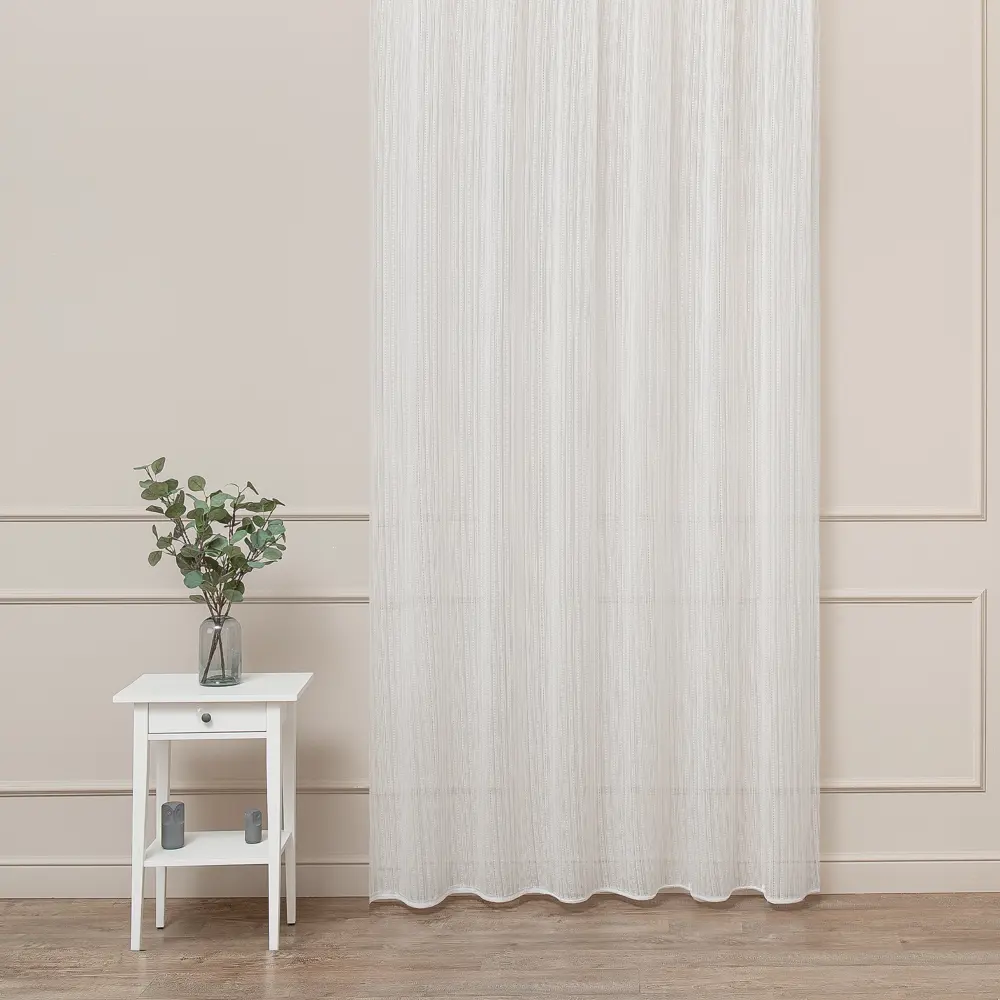 Тюль 1 м/п Premium жаккард 270 см цвет молочный TEX REPUBLIC STLM-2042113 - Вид №3