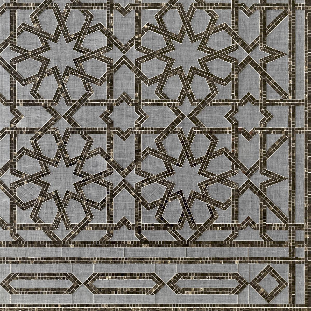 SICIS Bucolico White Per-Grey Vetrite Tile sun-id-1991304 - Вид №57