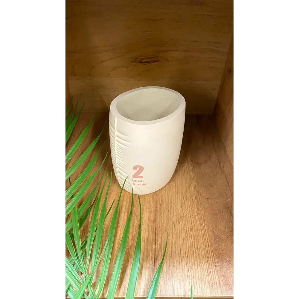 Стакан для зубных щёток Vidage Zepellin полирезин цвет белый розовый STLM-2079631 - Вид №2