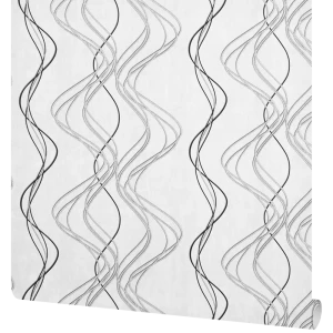 Обои флизелиновые Ateliero Drive чёрно-белые 1.06 м AT283091