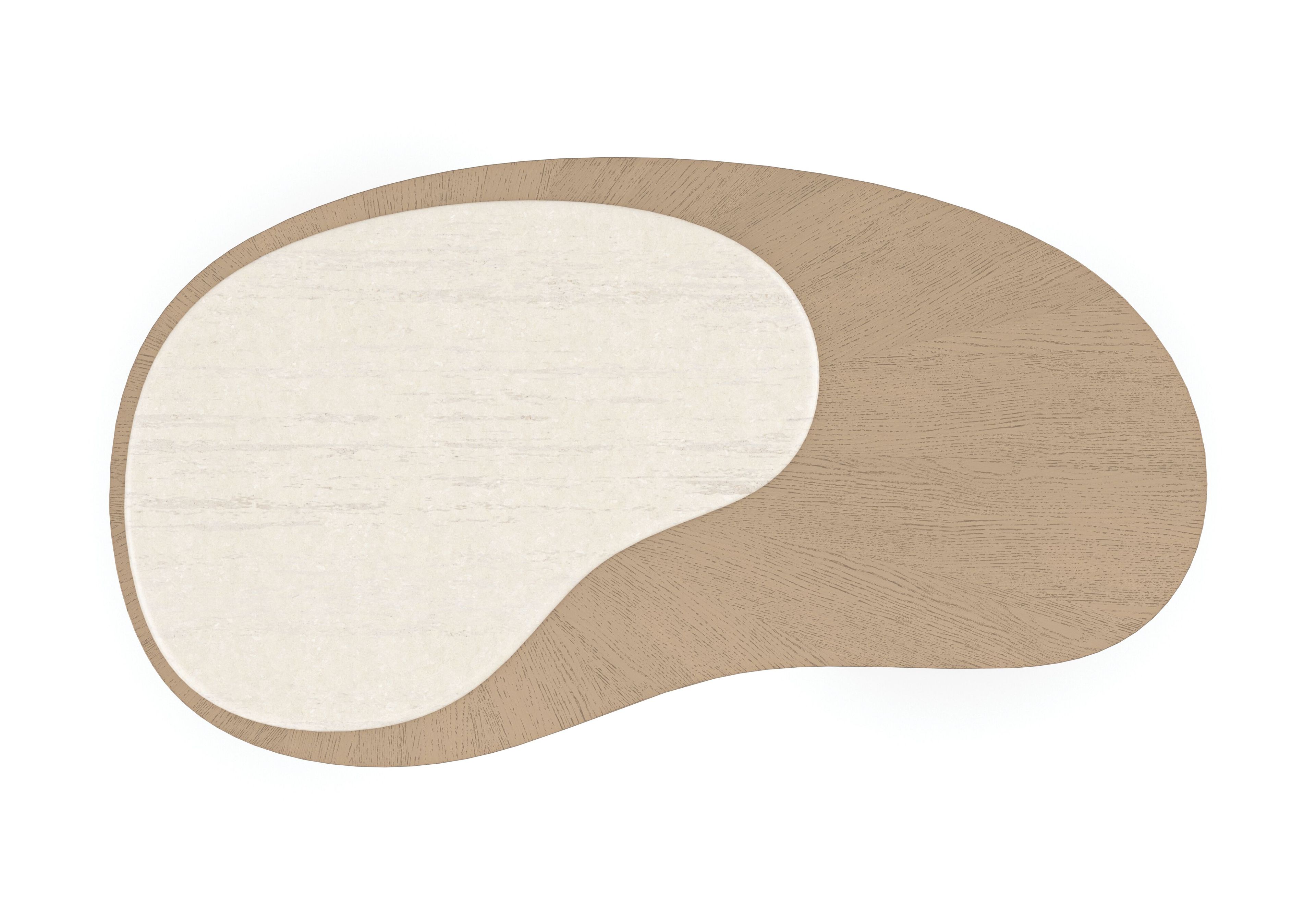 Низкий журнальный столик из дуба Caracole CONTRAST ARCH-00048184 - Вид №5