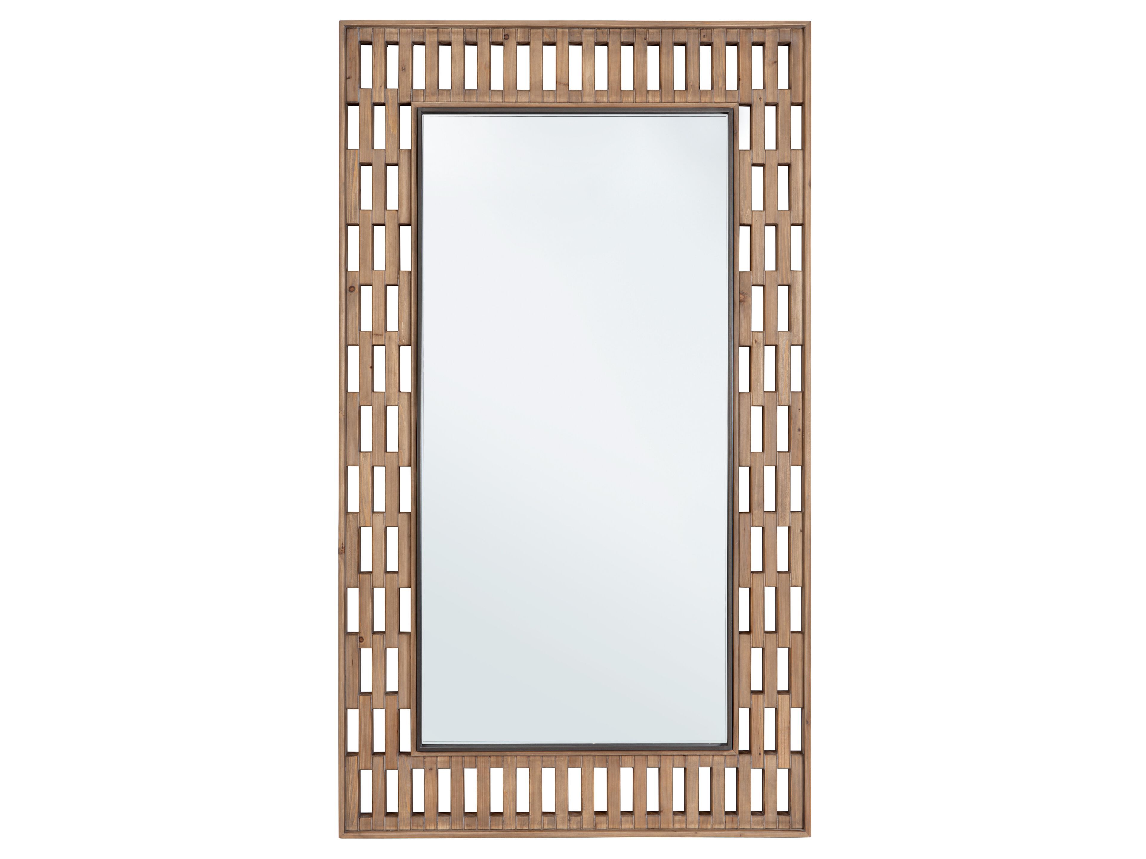 Прямоугольное зеркало из ели с рамой для стен BIZZOTTO CARDIN 108X186 ARCH-00075227