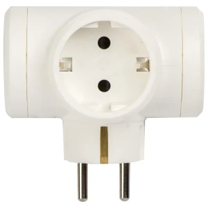 Разветвитель Legrand 3 розетки с заземлением 16 А цвет белый