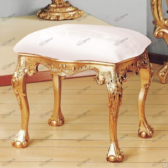 Пуф MIGLIORE Retro ML.COM-70.730.BR - бронза ML.COM-70.730.BI.BR