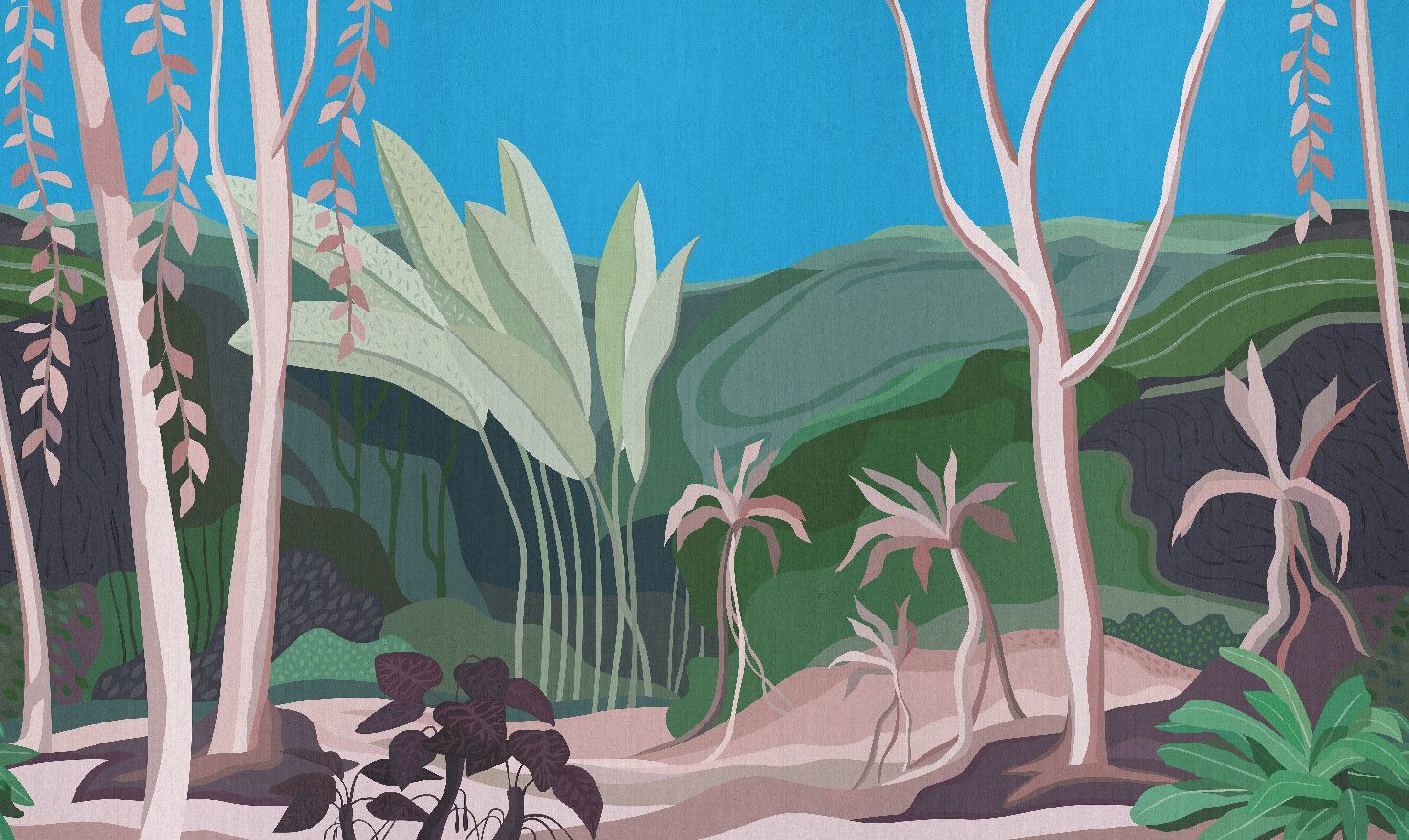 Обои с цветочными мотивами Jannelli&Volpi MY THAI ARCH-00016973 - Вид №2