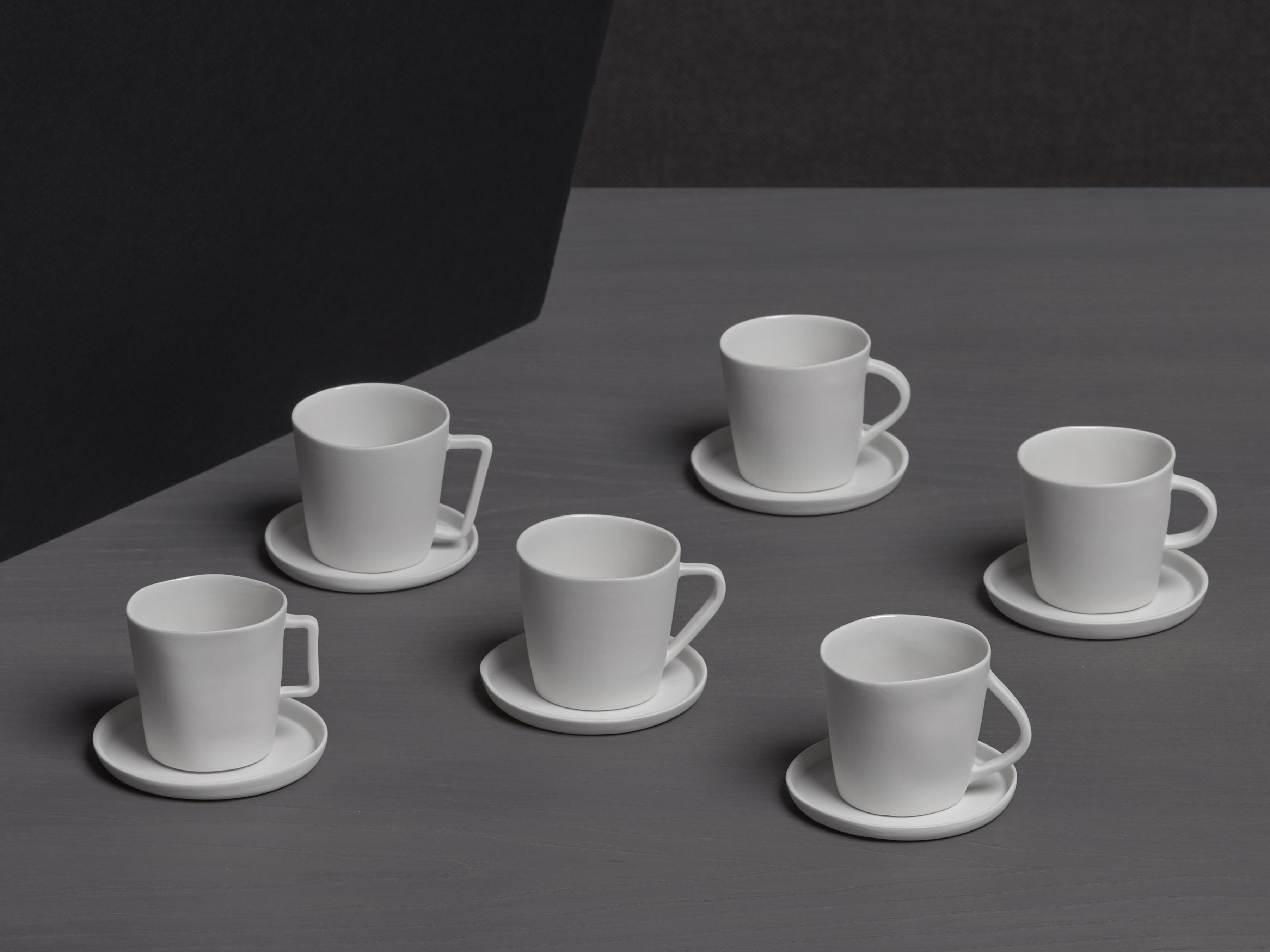 Набор фарфоровых кофейных чашек с блюдцем Society Limonta ARCH-00090625