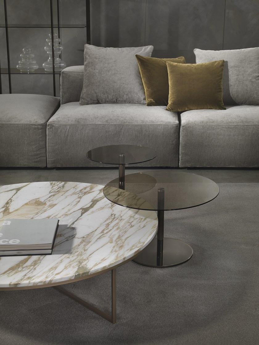 Marelli Высокий круглый мраморный журнальный столик Break sun-id-1379616 - Вид №8