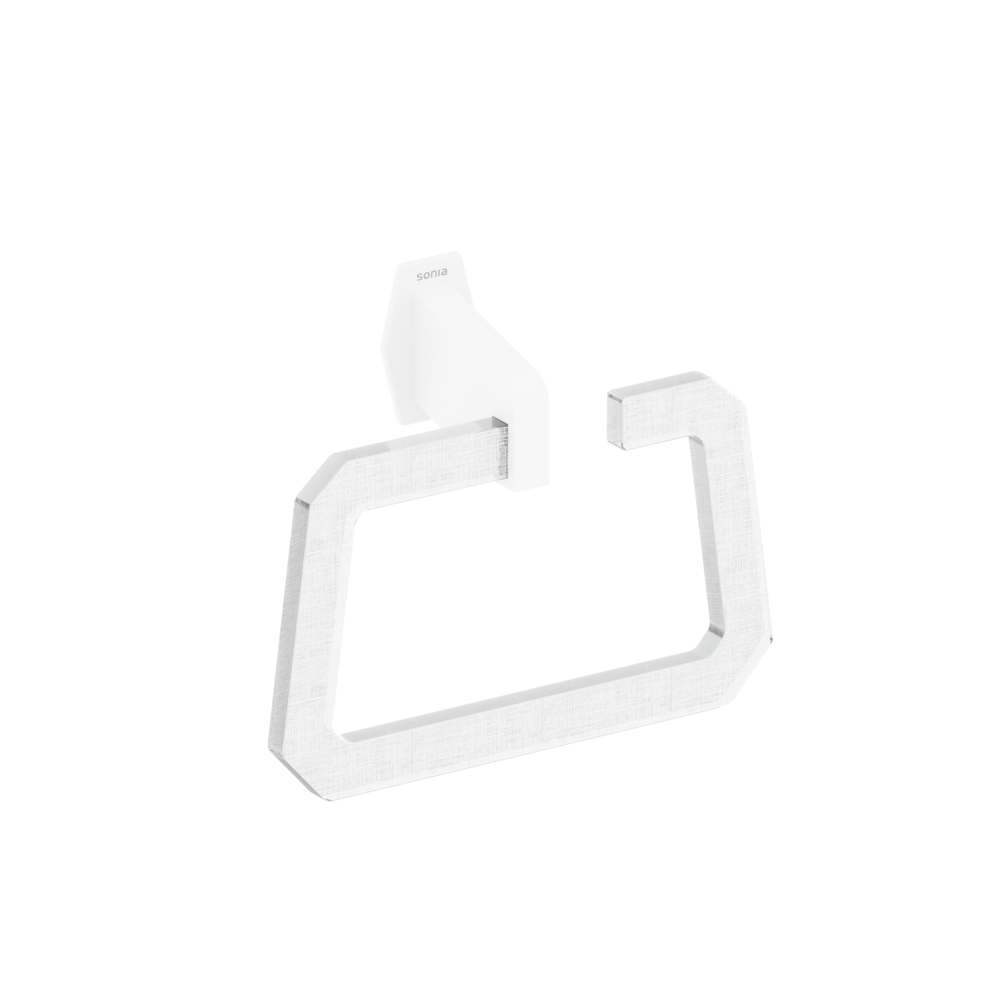 182688 Кольцо для полотенца 21 см цвет Белый Sonia LUCE Испания