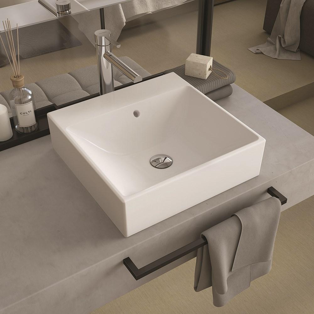 S10085081100000 Раковина накладная ALBUS 45см Sanitana  - Вид №1