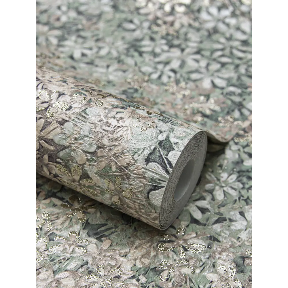 Обои флизелиновые Wallsecret Jardin зеленые 1.06 м 8764-28 87794539 STLM-2150215 - Вид №2