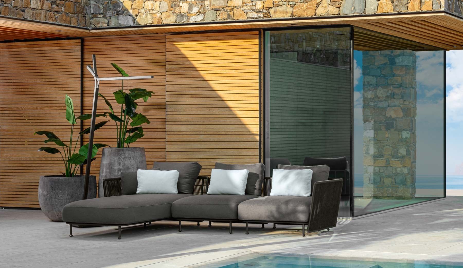 Ткань сад диван Talenti Коралл ARCH-00077633 - Вид №4