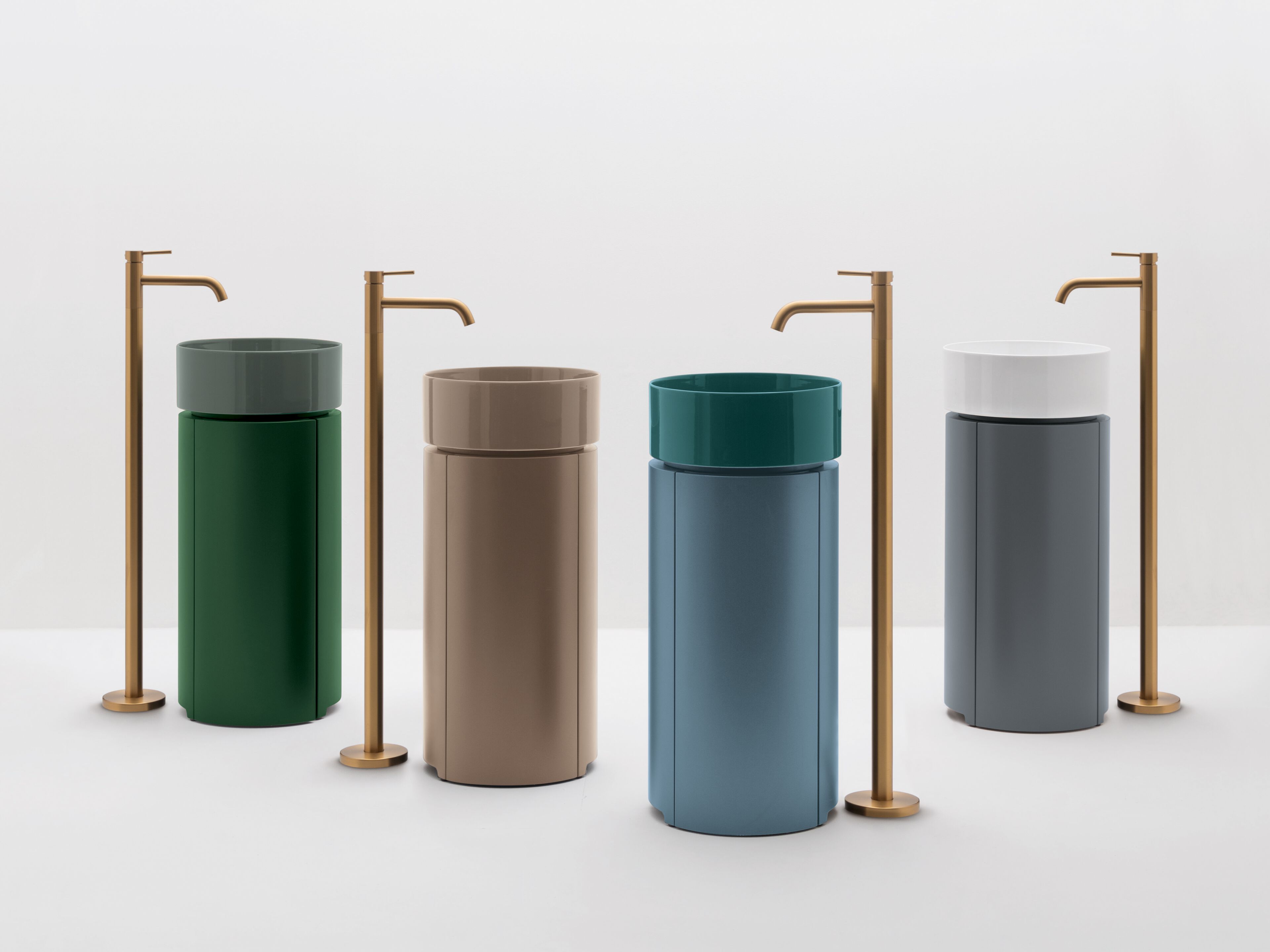 Керамическая отдельно стоящая круглая раковина Axa Mate ARCH-00027110