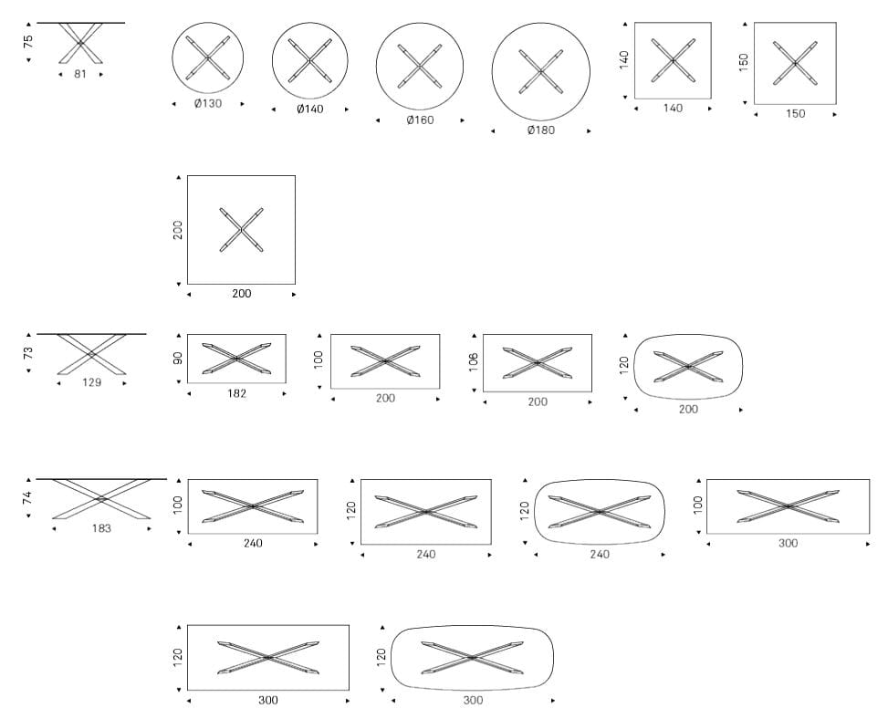 Прямоугольный стол Cattelan italia Spyder ARCH-00116099 - Вид №6