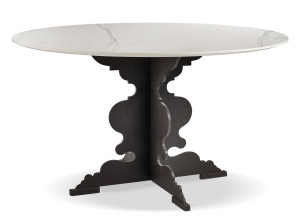 Круглый керамический стол