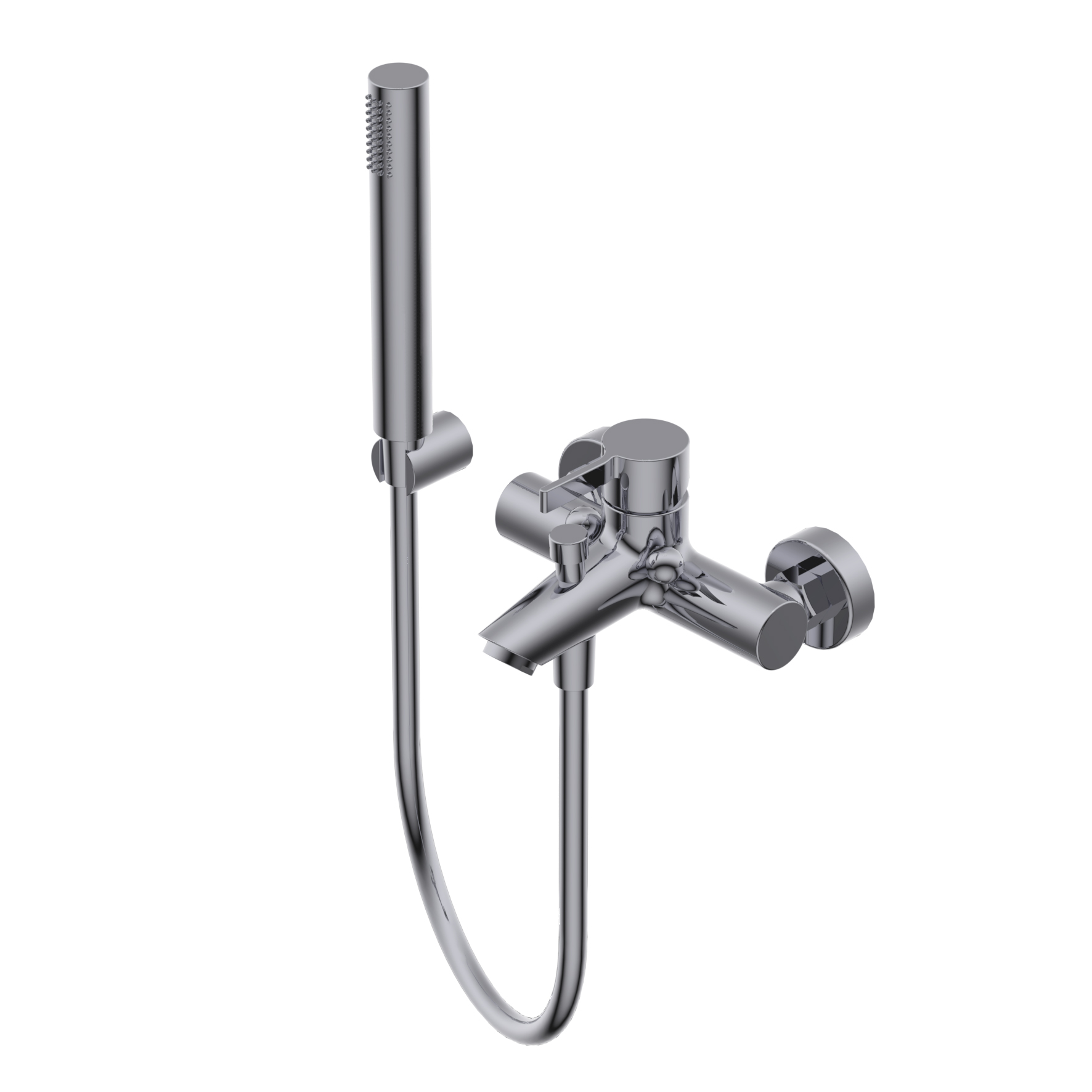 PR34EH201 Смеситель для ванны, однорычажный, внешний Ritmonio Tie