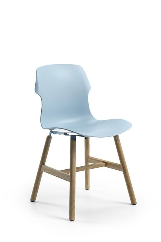 Стул из полипропилена с деревянными ножками Casamania & Horm стерео ARCH-00135003 - Вид №3
