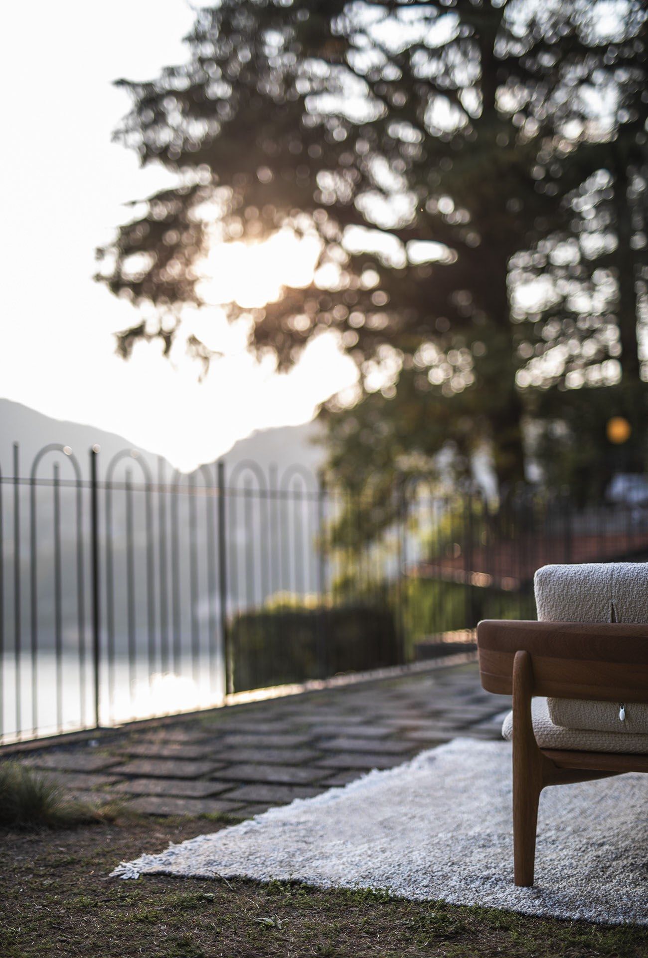 Садовый сон из ироко и ткани Baxter Himba Outdoor ARCH-00109557 - Вид №2