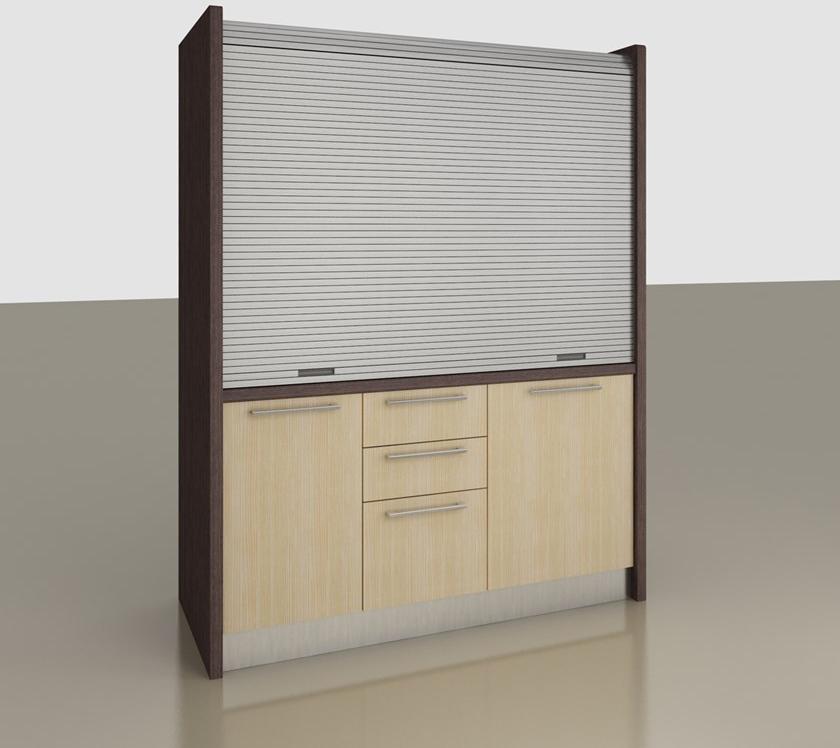 Mobilspazio Выдвижная деревянная мини-кухня Zeus K108 - Вид №9