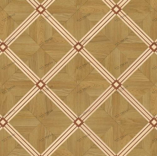 Художественный паркет Da Vinci Щитовой 26-333 Дуб (Гладкая) 500х500 мм 26010333