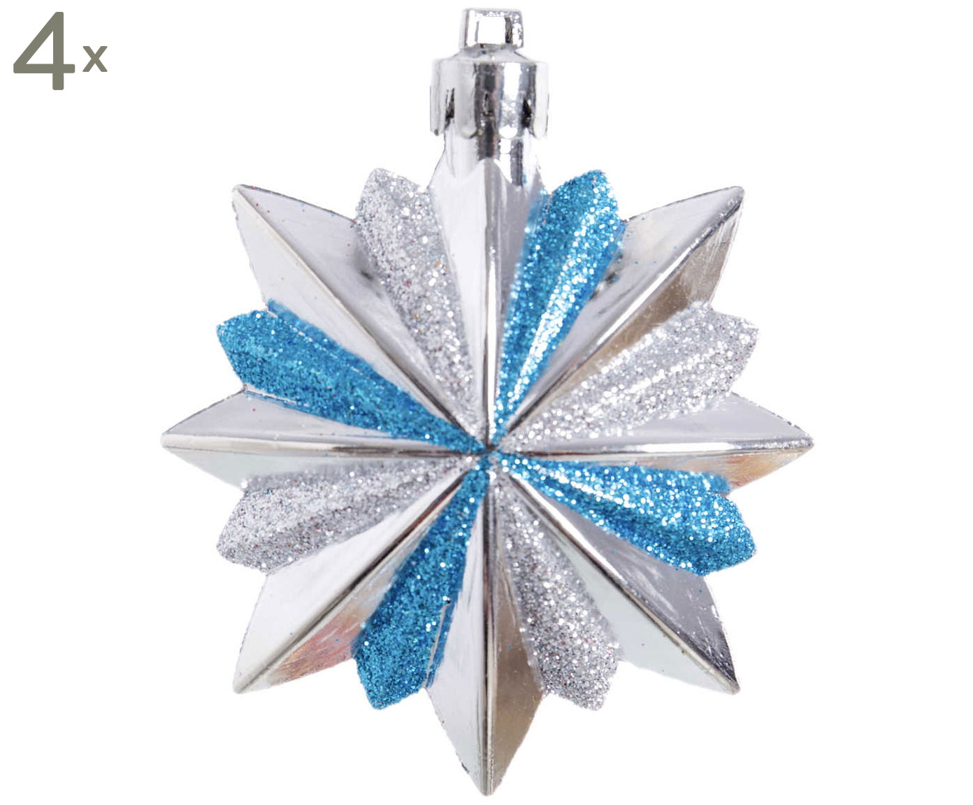 DZ-087-909 елочная игрушка, набор 4шт TO4ROOMS 