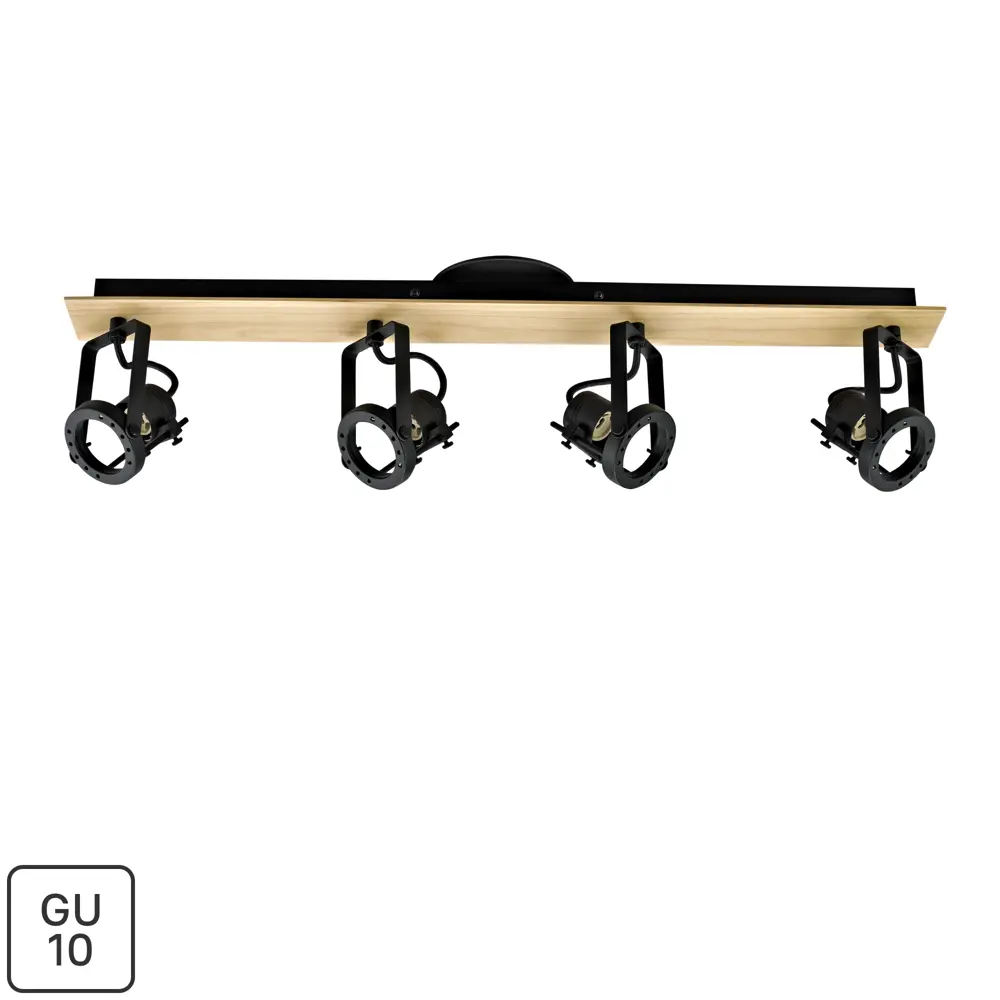 INSPIRE Technic - регулируемый потолочный спот на 4 лампы GU10 в стиле лофт 83618152 STLM-1431585