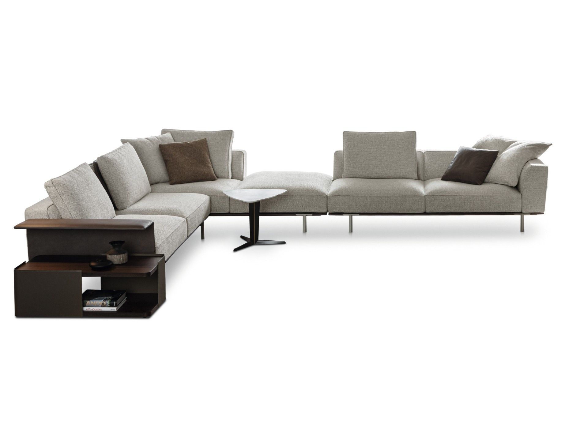 Угловой диван из ткани Molteni & C GREGOR ARCH-00140641