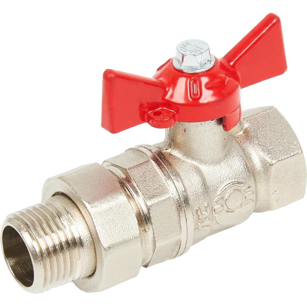 Шаровой кран Valfex с американкой для водопровода DN15 1/2" 84505438 STLM-0050710