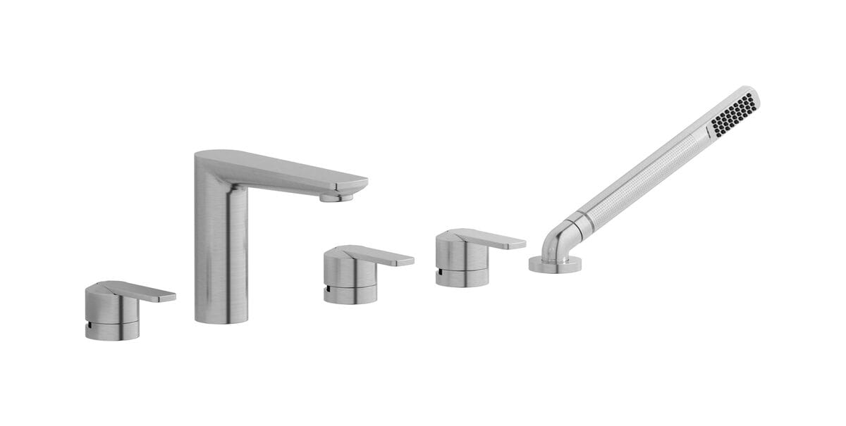 Смеситель для ванны с 5 отверстиями и ручным душем IB C-67 ARCH-00131838 - Вид №8