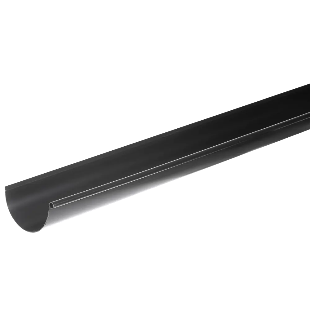 88209210 Желоб водосточный Интерпрофиль 125 мм 2 м цвет серый STLM-1016128  - Вид №1