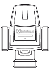 3168 11 00 VTA562Ротационные клапаны » Esbe серии VTA360, VTA560  - Вид №1