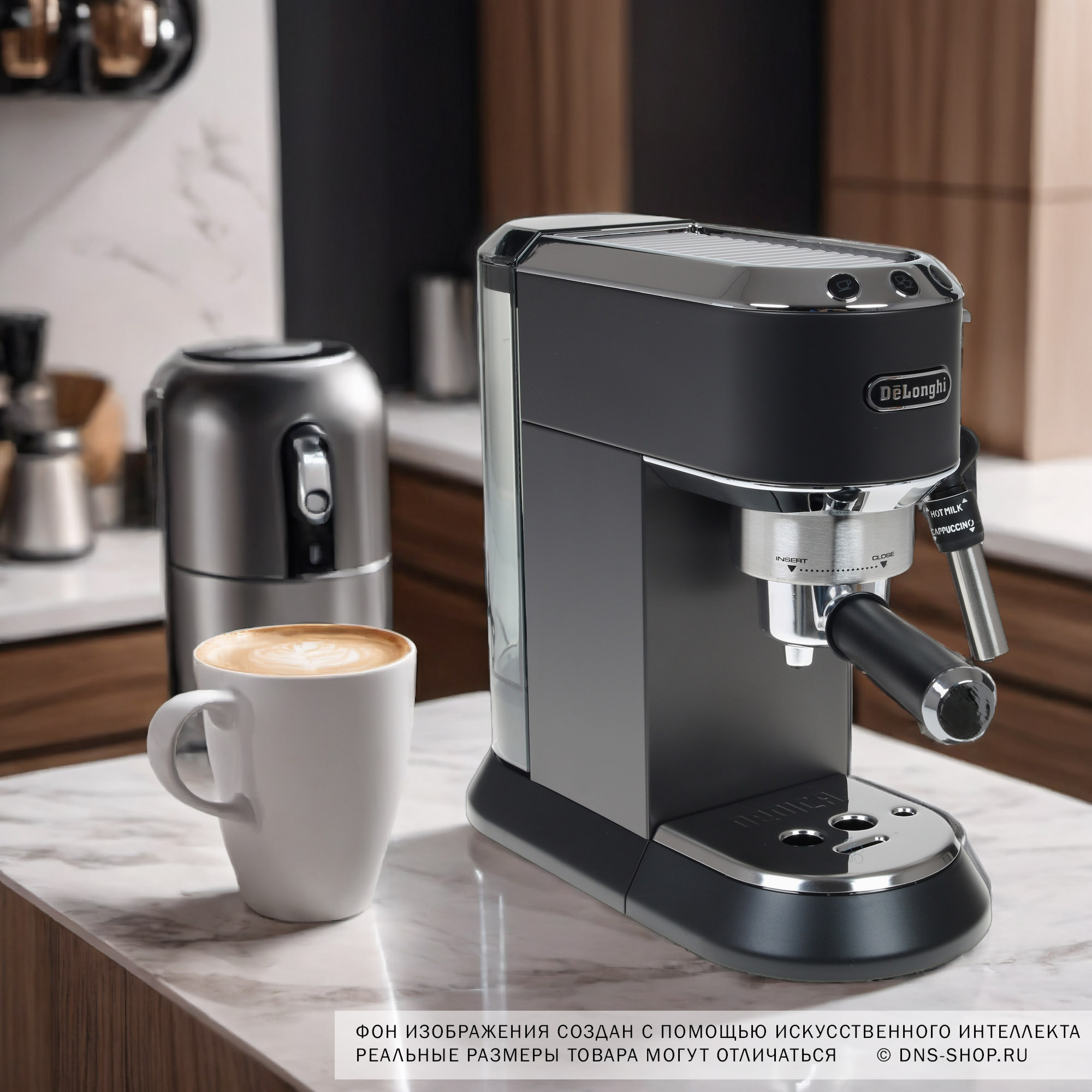 1130459 Кофеварка рожковая DeLonghi EC 685.BK черный STDN-0003564 - Вид №10