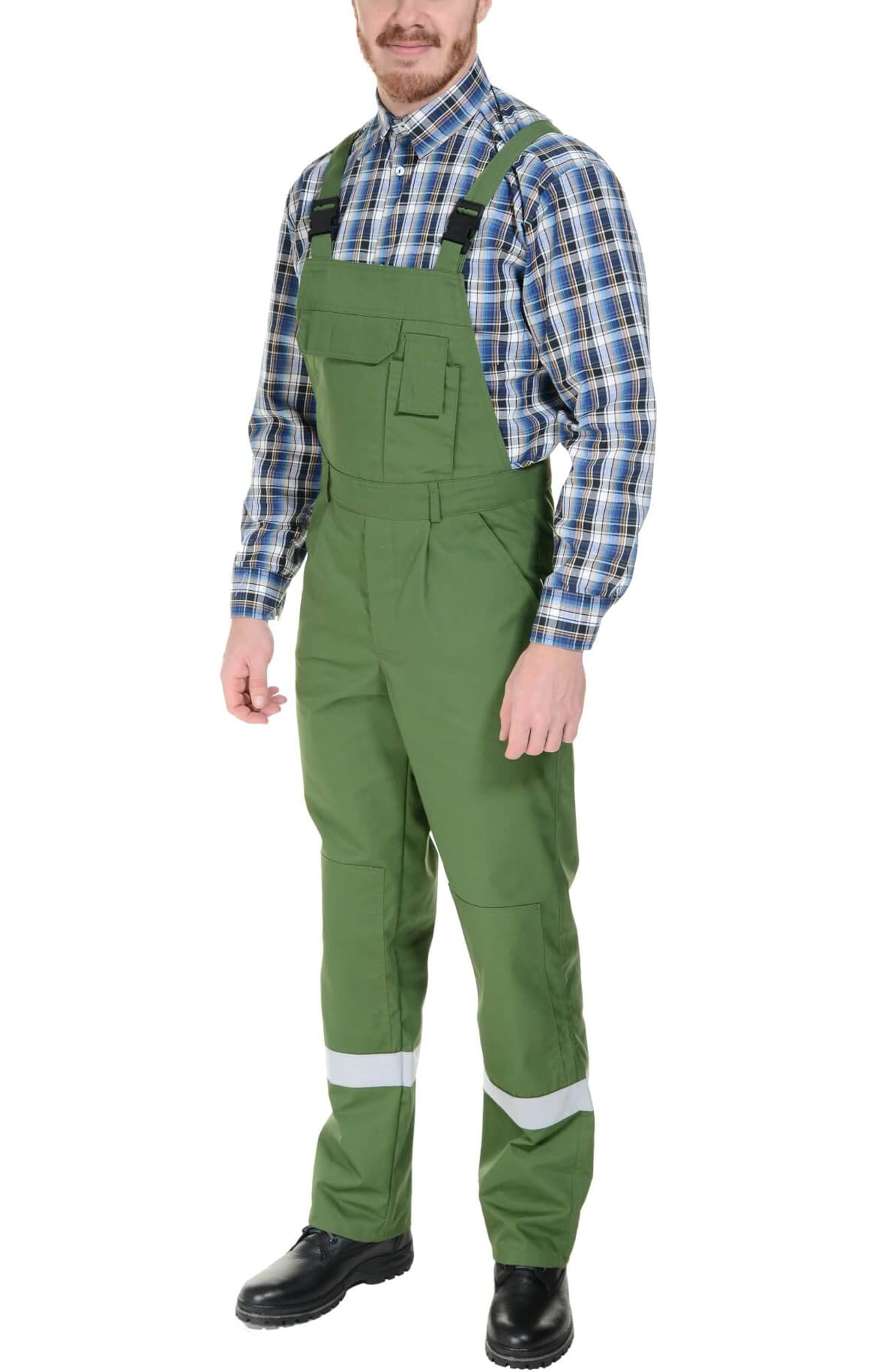 65155 Костюм "Мастер-Люкс" гринери с СВП  Летняя спецодежда  размер 64-66/170-176  - Вид №9