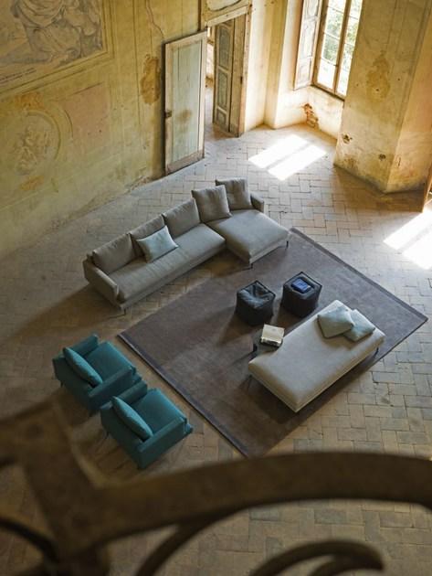 Verzelloni Секционный диван со съемным чехлом из ткани Larsen sun-id-1458754 - Вид №9