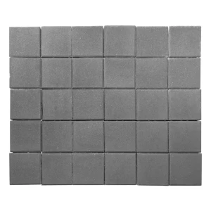 Плитка тротуарная двухслойная Braer Лувр 200x200x60 мм цвет серый