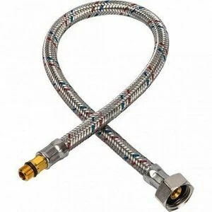 Гибкая подводка для воды M10 (18 мм) х 1/2 BP STOUT - 500 мм