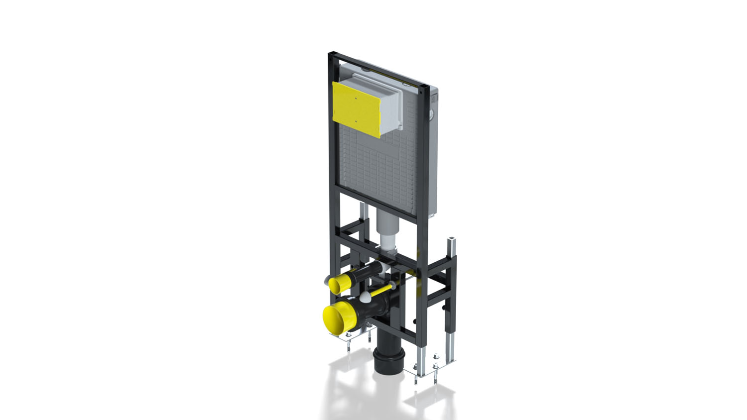 T042114 Быстрый монтаж на полу для легко подвешиваемого унитаза Eca  - Вид №1