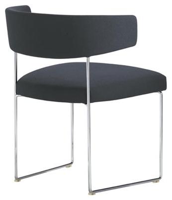 Andreu World Мягкое кресло-санки из ткани с открытой спинкой Tauro So4200 - Вид №2