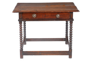 SOR27394 Приставной столик из дубовой бобины ijlbrown