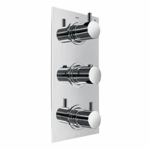 Скрытый термостатический 3-ходовой 1/2 '' - 3/4 '' с восковым термостатическим элементом. переключающий клапан со встроенным запорным клапаном 1/2 ''. расход 25,4 л / мин при 3 барах, расход 22,7 л / мин. при 3 барах и расходе 45,5 л / мин. при 3 барах.