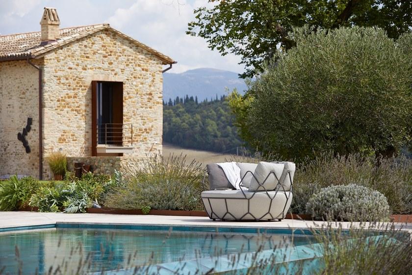 Roberti 2-местный садовый диван из стали Gravity 9882 - Вид №1