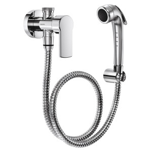 00848806 Гигиенический душ с краном 1/2" и краном из полированного никеля Docol ARGON